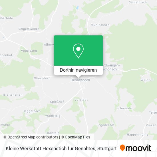 Kleine Werkstatt Hexenstich für Genähtes Karte