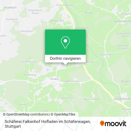 Schäferei Falkenhof Hofladen im Schäferwagen Karte
