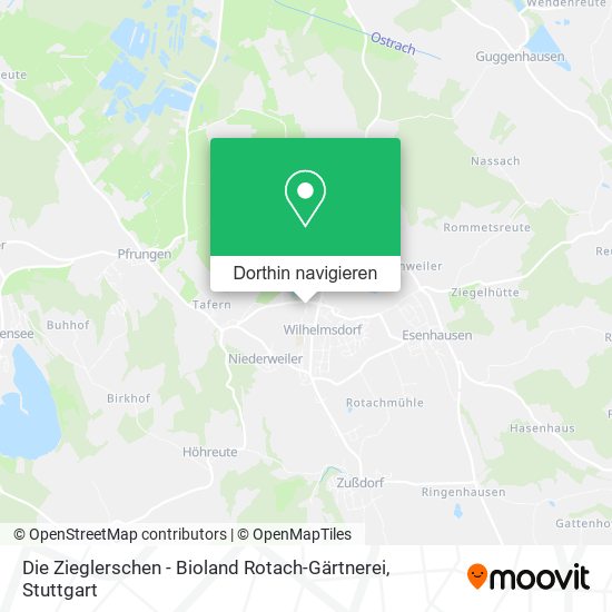 Die Zieglerschen - Bioland Rotach-Gärtnerei Karte