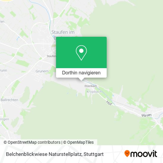 Belchenblickwiese Naturstellplatz Karte