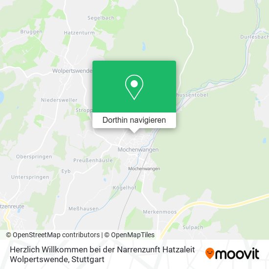 Herzlich Willkommen bei der Narrenzunft Hatzaleit Wolpertswende Karte