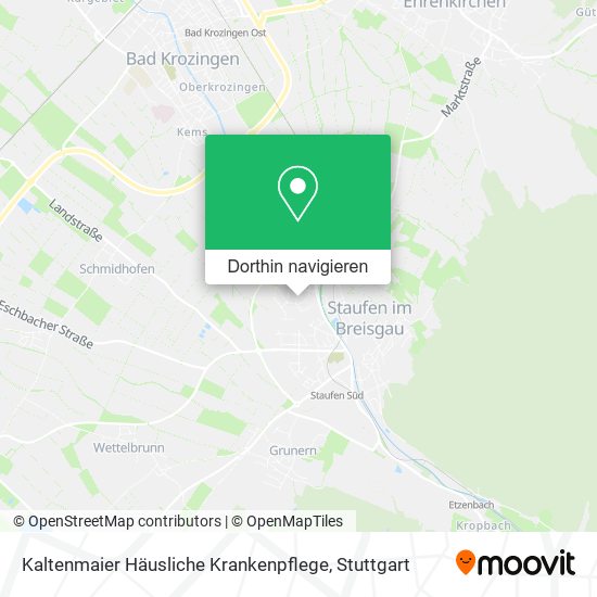 Kaltenmaier Häusliche Krankenpflege Karte