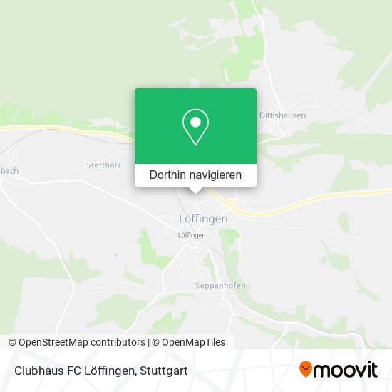 Clubhaus FC Löffingen Karte