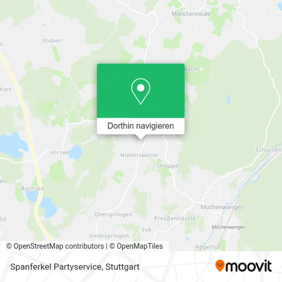 Spanferkel Partyservice Karte