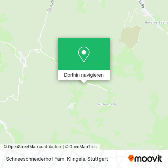 Schneeschneiderhof Fam. Klingele Karte