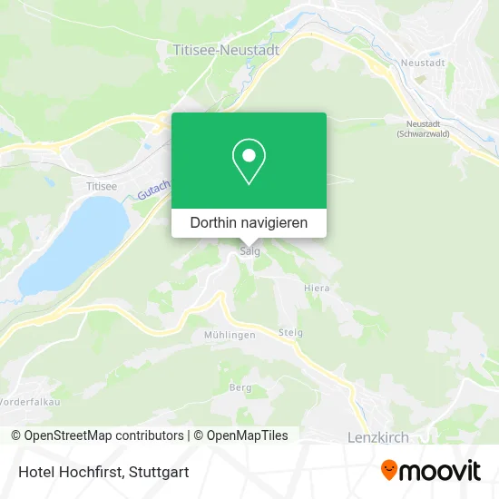 Hotel Hochfirst Karte