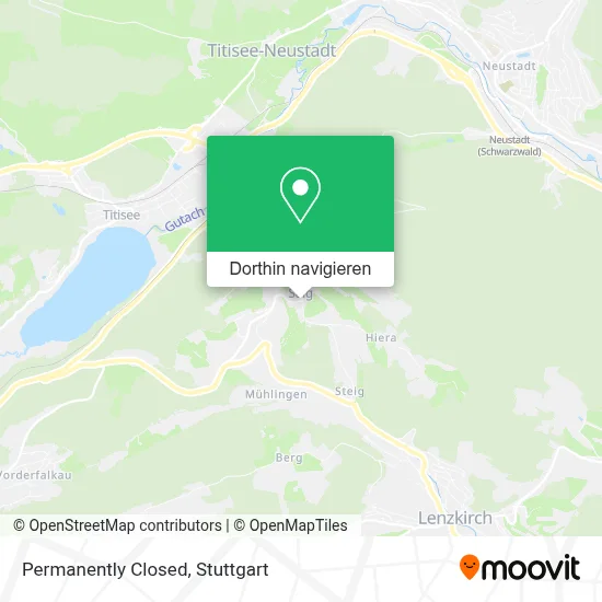 Permanently Closed Karte