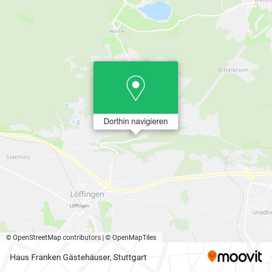 Haus Franken Gästehäuser Karte