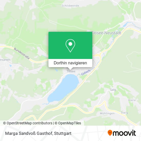 Marga Sandvoß Gasthof Karte