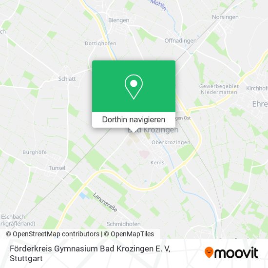 Förderkreis Gymnasium Bad Krozingen E. V Karte