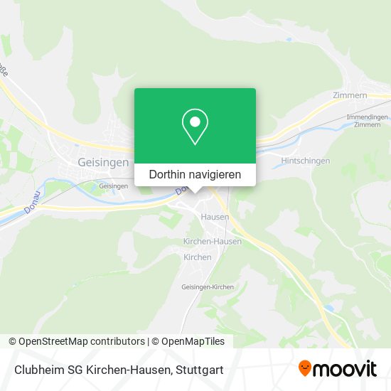Clubheim SG Kirchen-Hausen Karte