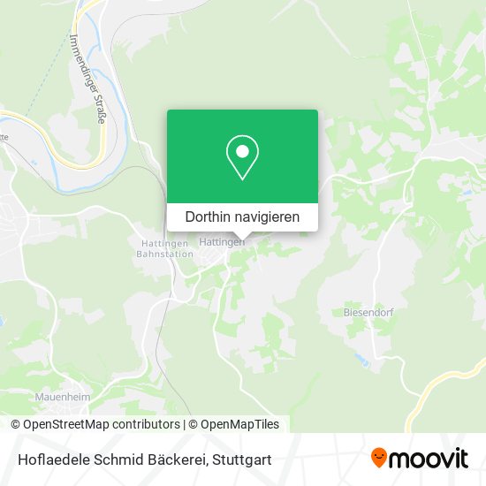 Hoflaedele Schmid Bäckerei Karte