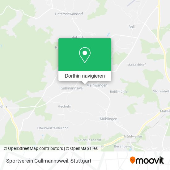 Sportverein Gallmannsweil Karte