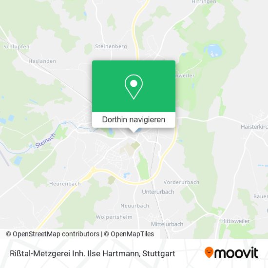 Rißtal-Metzgerei Inh. Ilse Hartmann Karte