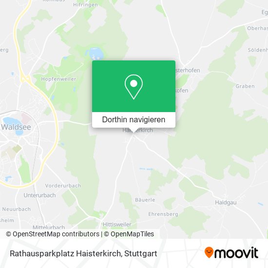 Rathausparkplatz Haisterkirch Karte