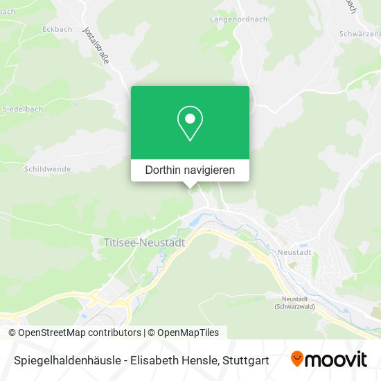 Spiegelhaldenhäusle - Elisabeth Hensle Karte