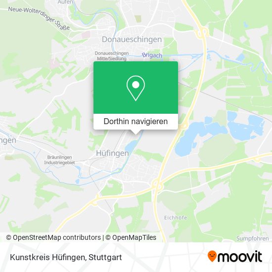 Kunstkreis Hüfingen Karte