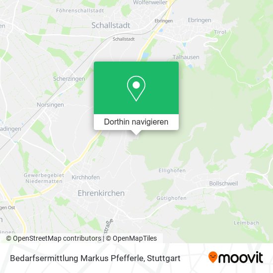 Bedarfsermittlung Markus Pfefferle Karte