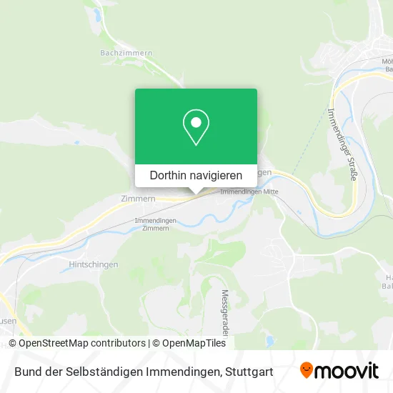 Bund der Selbständigen Immendingen Karte