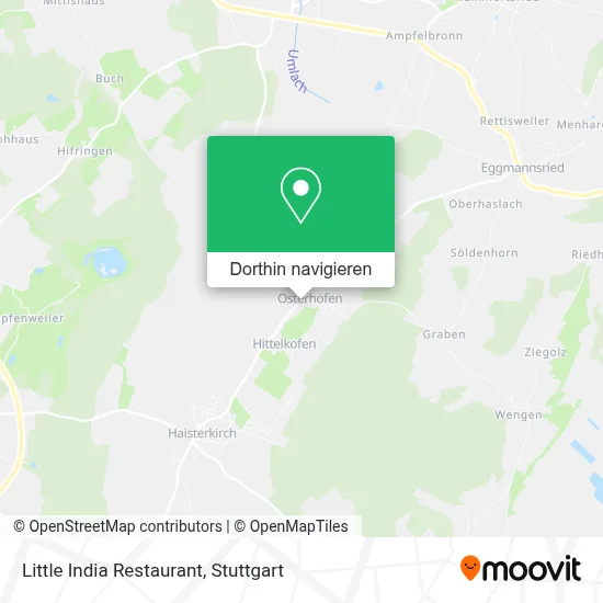 Little India Restaurant Karte