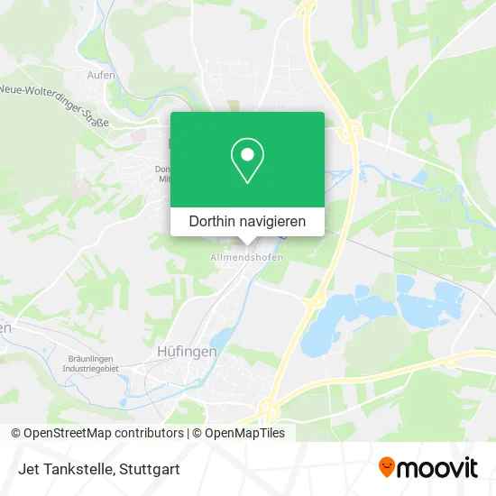 Jet Tankstelle Karte