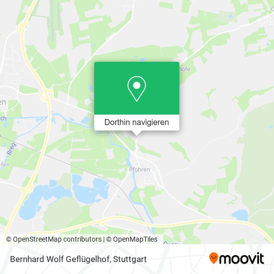 Bernhard Wolf Geflügelhof Karte