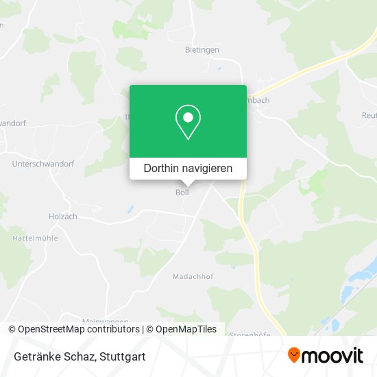 Getränke Schaz Karte