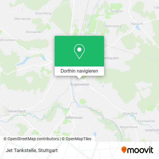 Jet Tankstelle Karte