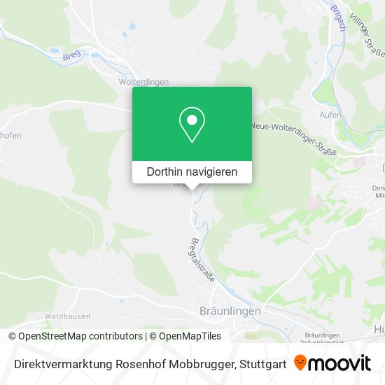 Direktvermarktung Rosenhof Mobbrugger Karte