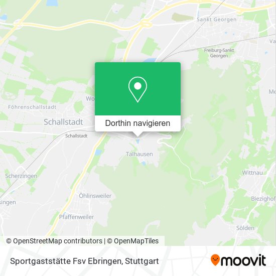 Sportgaststätte Fsv Ebringen Karte