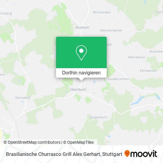 Brasilianische Churrasco Grill Alex Gerhart Karte