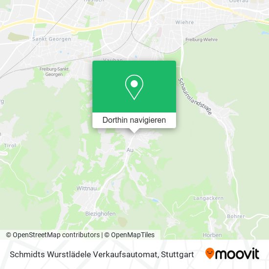 Schmidts Wurstlädele Verkaufsautomat Karte