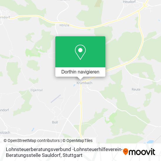 Lohnsteuerberatungsverbund -Lohnsteuerhilfeverein- Beratungsstelle Sauldorf Karte