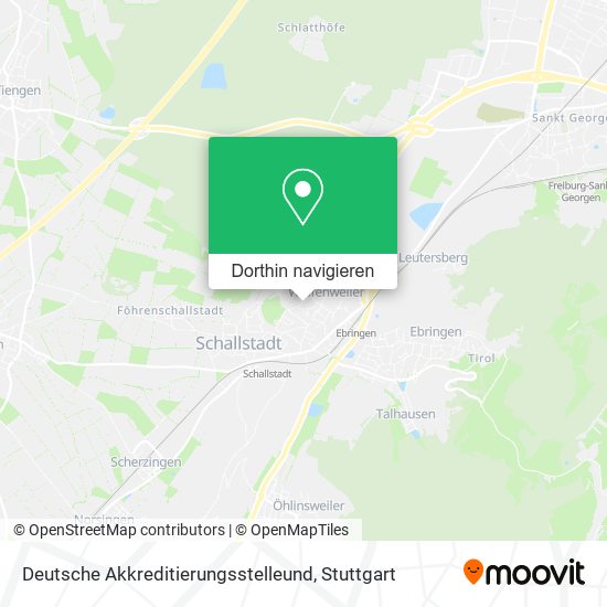 Deutsche Akkreditierungsstelleund Karte