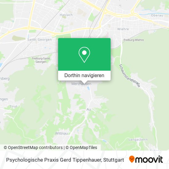 Psychologische Praxis Gerd Tippenhauer Karte