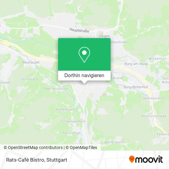 Rats-Café Bistro Karte