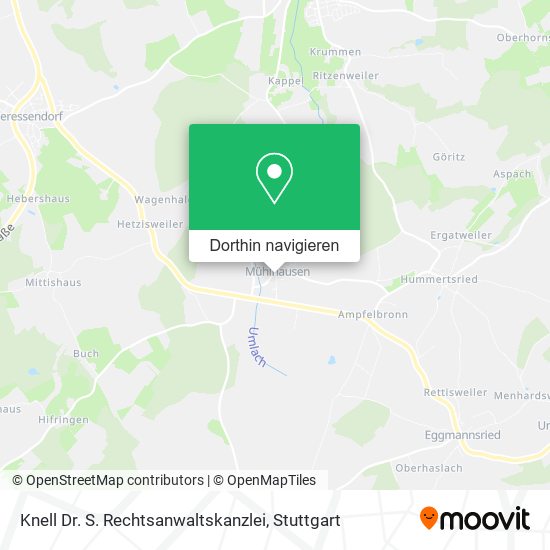 Knell Dr. S. Rechtsanwaltskanzlei Karte