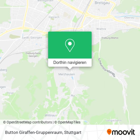Button Giraffen-Gruppenraum Karte