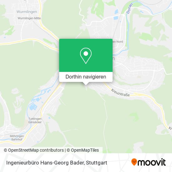 Ingenieurbüro Hans-Georg Bader Karte