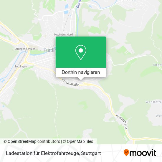Ladestation für Elektrofahrzeuge Karte