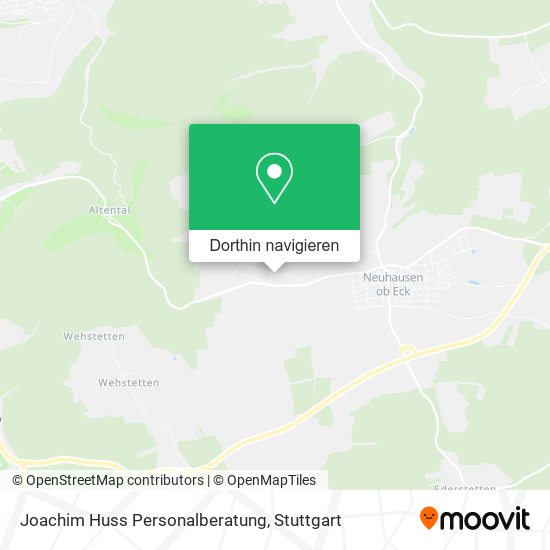 Joachim Huss Personalberatung Karte