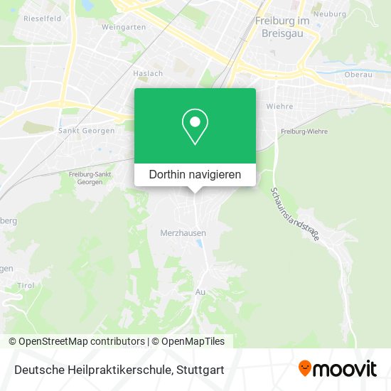 Deutsche Heilpraktikerschule Karte