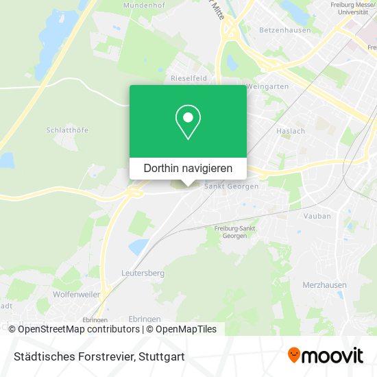 Städtisches Forstrevier Karte