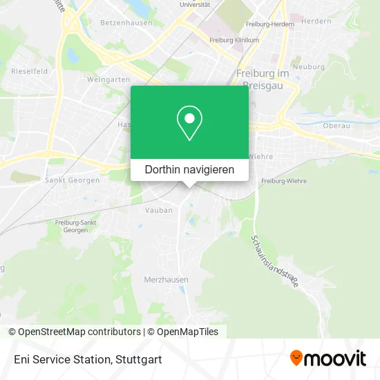 Eni Service Station Karte