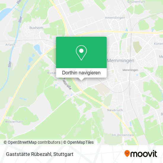 Gaststätte Rübezahl Karte