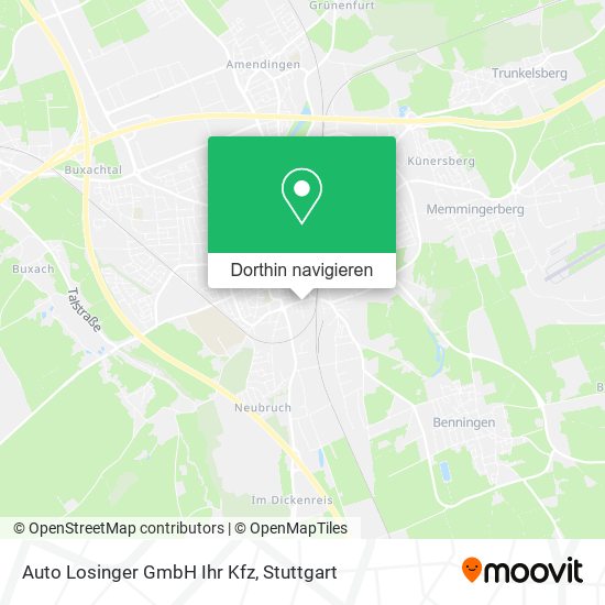 Auto Losinger GmbH Ihr Kfz Karte