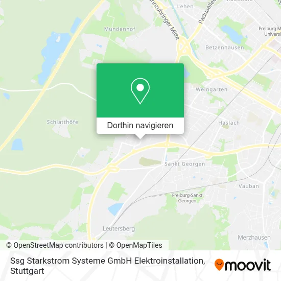 Ssg Starkstrom Systeme GmbH Elektroinstallation Karte
