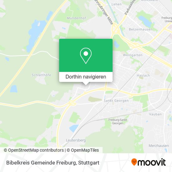 Bibelkreis Gemeinde Freiburg Karte