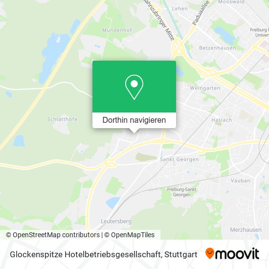 Glockenspitze Hotelbetriebsgesellschaft Karte