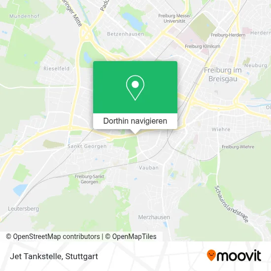 Jet Tankstelle Karte